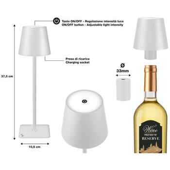 Beper Настольная лампа P201UTP112, 2 W, 2000 mAh, 110 lm, IPX4, регулируемый белый свет (P201UTP112)