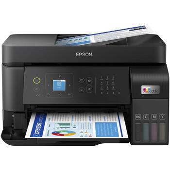 Epson Многофункциональный принтер EcoTank L5590 C11CK57403, 4-ink, A4, Wi-Fi, сканирование 1200 x 2400 dpi, факс, ADF (C11CK57403)