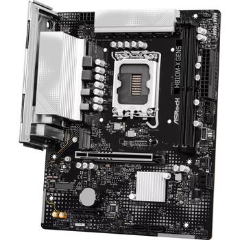Mainboard|ASROCK|Intel H810|LGA 1851 (Socket V1)|micro ATX|RAM DDR5-SDRAM|2xSlots|Wi-Fi Yes|Bluetooth Yes|1xNumber of M.2 (M) slots|H810M-XGEN5 (H810M-X GEN5)