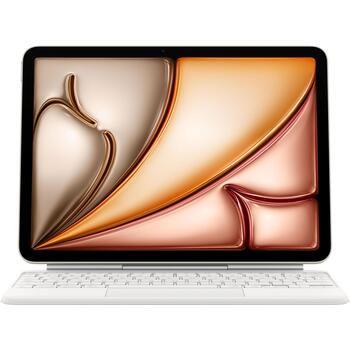 Apple Magic Keyboard для iPad Air 11-inch (M3) MDFV4Z/A, беспроводная, QWERTY, белая, сенсорная панель, зарядка USB-C (MDFV4Z/A)
