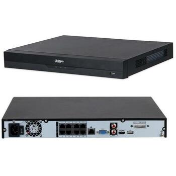 Dahua NVR4208-8P-EI сетевой видеорегистратор 8CH, 8 PoE, 256 Мбит/с, 16 МП, 4K, 2 SATA III, 8 PoE портов, AI функции (NVR4208-8P-EI)
