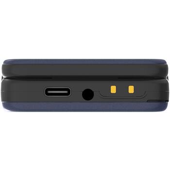 Myphone Flip TEL000906, 2.8 дюйма, 128 МБ, 48 МБ, 1000 мАч, 4G, LTE, VoLTE, Dual-SIM, USB-C, 1.3 МП, FM радио, кнопка SOS (TEL000906)