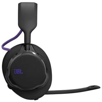 JBL Quantum 650 Wireless Black JBLQTUM650BLK, беспроводная игровая гарнитура, 32 Ом, 20-20000 Гц, Bluetooth 5.3, 60ч, 39ч, USB-C (JBLQTUM650BLK)