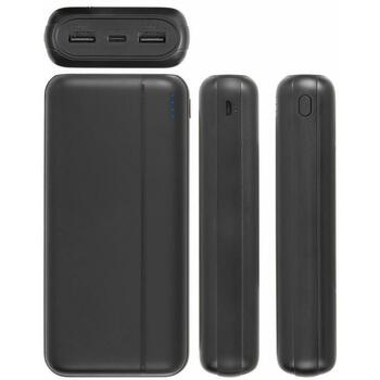 Rivacase Power Bank VA2071 BLACK, 20000 мАч, 10W, 2xUSB Type-A, 1xUSB Type-C, светодиодный индикатор, автоматическое отключение (VA2071 BLACK)