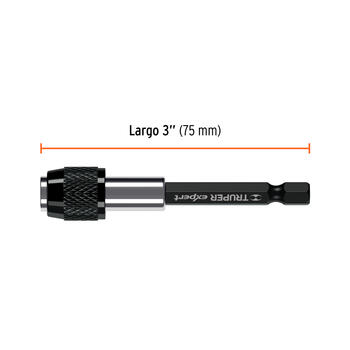 Uzgaļu magnetiskais turētājs 75 mm PUDE-9075 TRUPER (PUDE-9075)