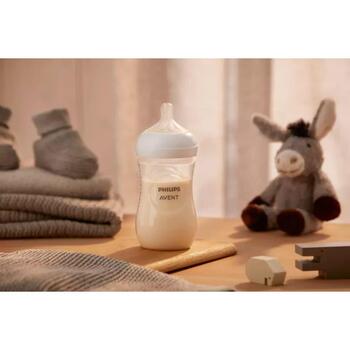 Philips Avent Natural Response детская бутылочка SCY903/01, 260 мл, 1 шт., соска Flow 3, 1 шт., антиколиковая, без BPA (SCY903/01)