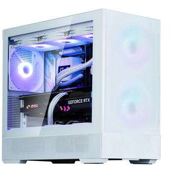 Zalman Корпус для компьютера P30 AIR White, 7,6кг, 452x235x420мм, mATX/Mini-ITX, 5 PCI, 2x140мм ARGB, 1x140мм ARGB (P30 AIR White)