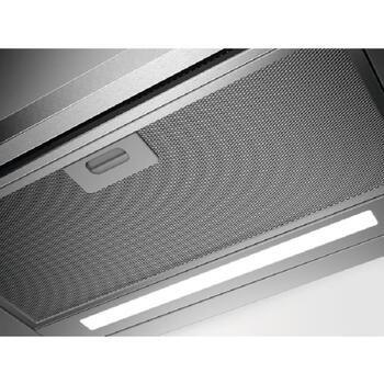 AEG DPE5660M встраиваемая вытяжка, 60см, 660м³/ч, LED 1x6W, 3 скорости, интенсивный режим, рециркуляция (DPE5660M)