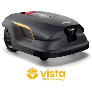 STIGA A 50V robotizēts zāles pļāvējs bezvadu zāliena kopšanai līdz 5000m² GPS RTK AI kamera 26cm 25.2V 10Ah 2R9113028/ST1 (2R9113028/ST1)