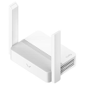 Cudy LT300 4G LTE Cat4 маршрутизатор, 300Mbps WiFi, Nano SIM, VPN, блокировка диапазонов, белый (LT300)
