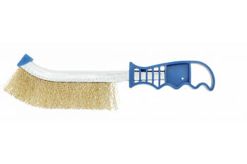 Hogert HT7D751 rokas suka, 250mm, misiņš, 1 rinda, plastmasas rokturis (HT7D751)