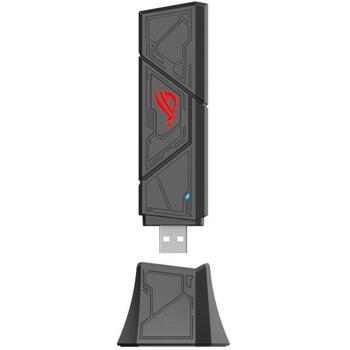 Asus ROG USB-BE92 беспроводной маршрутизатор, 90IG09I0-MO0B00, 6500 Мбит/с, 2.4 ГГц/5 ГГц/6 ГГц, MU-MIMO, WPA3, OFDMA (90IG09I0-MO0B00)