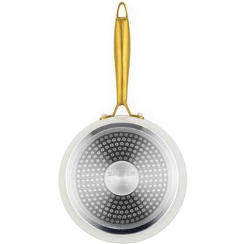 Salter Кастрюля BW14604, 20см, 2.3л, алюминий, кремовый, серый, с крышкой, совместима с индукцией (BW14604)