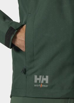 Helly Hansen Vējjaka Oxford 71290_476-XL, XL, zaļa, Helly Tech Performance membrāna, ūdensdroša, elpojoša, līmētas šuves (71290_476-XL)