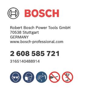 Urbjmašīnām/skrūvgriežiem, triecienurbjmašīnām/triecienskrūvgriežiem PRO WOOD SPIRĀLURBIS BOSCH 2608585721 (2608585721)