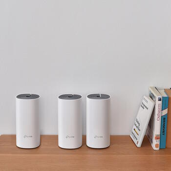 TP-Link Deco E4 DECOE4(3-PACK), AC1200 система Wi-Fi Mesh, 3 шт., 1167 Мбит/с, 2x10/100 Мбит/с, 2 антенны, Mesh (DECOE4(3-PACK))