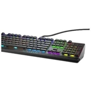 Dell Alienware spēļu klaviatūra AW510K 545-BBCL, USB, RGB, CHERRY MX Low Profile Red, QWERTY, 910g (545-BBCL)