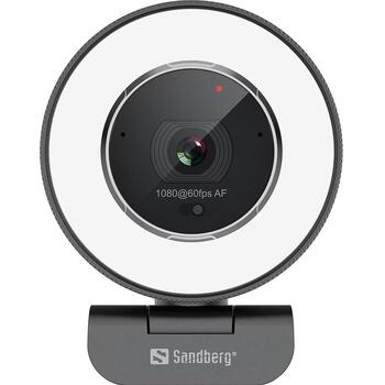 Sandberg Streamer USB веб-камера Pro Elite 134-39, 2560x1440, 60fps, USB 2.0, 2m, черный, автофокус, встроенный микрофон (134-39)