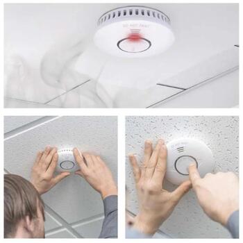 Emos Дымовой детектор TS380C-HW P56500S, 38x120x120mm, Wi-Fi, 10г, 85dB, IP20, 2x1,5V AA, 0-40°C, 0-93% RH (P56500S)