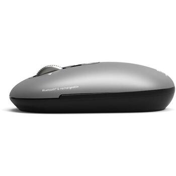 Port Connect PURE MAC 910009, bezvadu optiskā pele, Bluetooth, 2.4 GHz, 1000/1600/2400/3200 DPI, 4 pogas, ritināšanas ritenītis (910009)