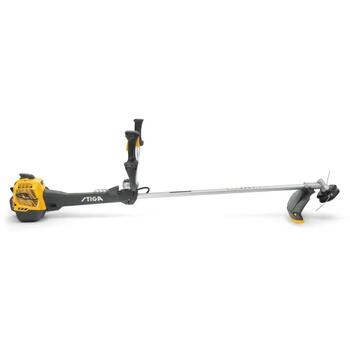 STIGA BC 760 B бензиновый триммер и кусторез для высокой травы кустов и заросших участков 52.8см³ 1.7кВт 45см цифровой дисплей 283524008/ST3 (283524008/ST3)