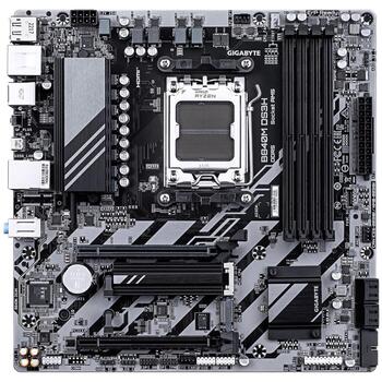 Gigabyte B840M DS3H mātesplate, 2xPCIe 4.0 M.2, 2.5GbE LAN, USB 3.2 Gen 1, 8+2+2 fāzes VRM, līdz 8200MHz DDR5 (B840M DS3H)