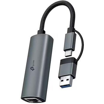 TP-Link USB Type-C к RJ45 гигабитный Ethernet адаптер, UE310C, 1, 1000 Mbit/s, без MU-MIMO, без PoE (UE310C)
