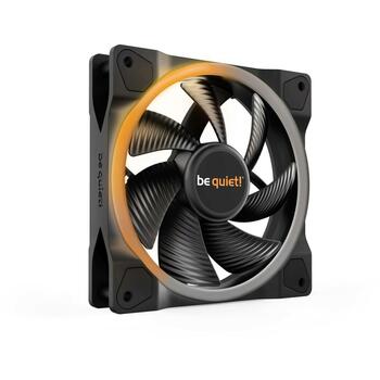 Be Quiet Datora korpuss ventilators Light Wings BL072, 120mm, 70.53m³/h, 1700RPM, 20.6dB, 4-pin, Multi LED (BL072)