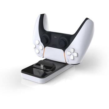 Subsonic Зарядная станция SA5608, для 2 контроллеров, USB подключение, противоскользящие ножки, USB кабель (SA5608)