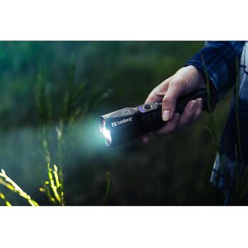 Sandberg Survivor Torch Powerbank 5000 420-89, 5000 мАч, 18.5 Втч, 1200 лм, 500 м, IPX4, 3 уровня мощности, LED (420-89)
