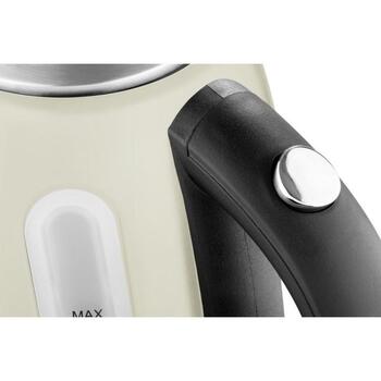 ETA Чайник ELA ETA859890070, 2100 W, 1.7 L, нержавеющая сталь, 360° вращающаяся база, кремовый, съемный фильтр (ETA859890070)