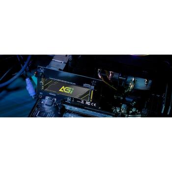 Agi Technology SSD AI818 AGI1T0G43AI818-CB, M.2 2280, 1ТБ, NVMe 1.4, PCIe 4.0 x4, 4700/2800 МБ/с, 600 TBW, 3D NAND (AGI1T0G43AI818-CB)