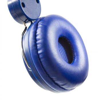 Sbox Наушники HS-736BL, 20Hz-20KHz, 32Ω, 105dB±3, 1.2m, накладные, проводные, складная конструкция, синий (HS-736BL)