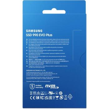 Samsung SSD M.2 MZ-V9S1T0BW 1TB, Скорость чтения 7150 MB/s, Скорость записи 6300 MB/s, PCIe 4.0, V-NAND TLC, 256-битное AES (MZ-V9S1T0BW)