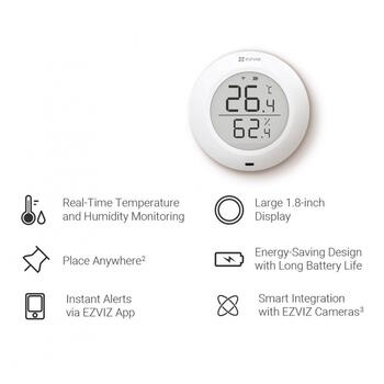 Ezviz CS-T51C датчик температуры и влажности, 1.8
