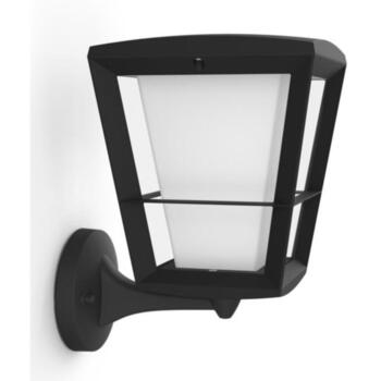 Philips Hue уличный настенный светильник Econic 8718696170571, 15Вт, 1140лм, IP44, 2000-6500K, LED, черный, диммируемый, Bluetooth (8718696170571)