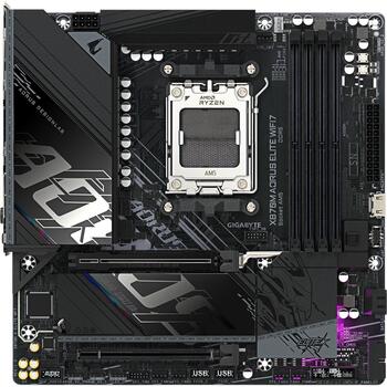 Gigabyte Mātesplate X870M A ELITE WF7, DDR5, AM5, 2xSATA, 2xM.2, 4xUSB 2.0, 6xUSB 3.x, 1xHDMI, 1xRJ-45, 4xDIMM, 256GB RAM (X870M A ELITE WF7)