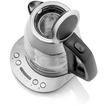 ETA Чайник Crystela Premium ETA915390000, 2200 Вт, 1.5 Л, Стекло, 360° поворотная база, нержавеющая сталь/стекло (ETA915390000)