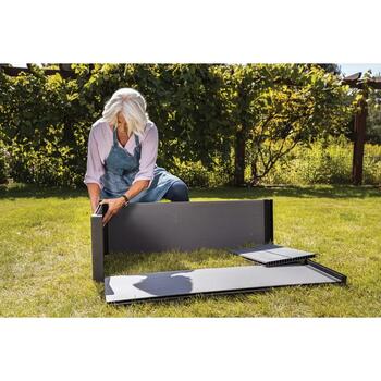 Keter Maple Trough бордюр для клумбы 29209666939, 106x50x32см, серый, Evotech (29209666939)