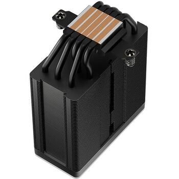 Deepcool procesora dzesētājs AG500 BK ARGB V2 R-AG500-BKAMMN-GJD, 67.88 cfm, 1 ventilators, PWM atbalsts, 5 siltuma caurules (R-AG500-BKAMMN-GJD)