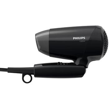Philips Фен BHC010/10, 1200 Вт, 3 температурных режима, складная ручка, петля для подвешивания (BHC010/10)