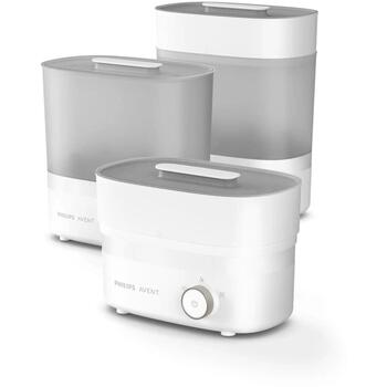 Philips Avent паровой стерилизатор 3in1 SCF293/00, 650W, 0-6 мес., пластик, сушилка, 24ч стерильность (SCF293/00)