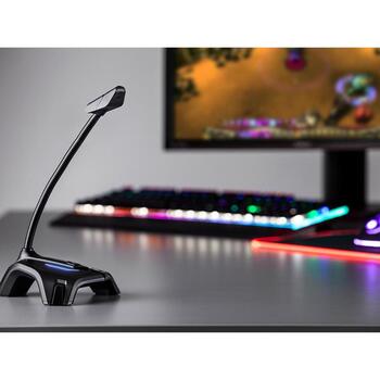 Tracer TRAMIC46620 Gamezone Gamer LED USB настольный конденсаторный микрофон, 26dB, 1.4m, USB Type-A, 100-10000Hz, LED (TRAMIC46620)
