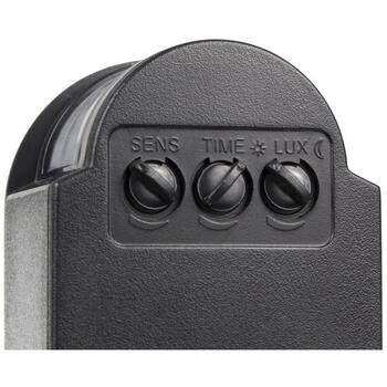 Maclean Saules prožektors MCE442, 6W, 360lm, 6000K, IP44, kustības sensors, krēslas sensors (MCE442)