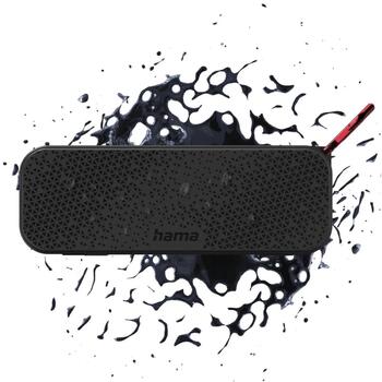Hama колонка 00188226 PowerBrick 2.0, 8 Вт, IPX4, Bluetooth 5.1, 10 м, 10 ч, USB Type-C, AUX, крючок (00188226)