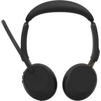 Jabra austiņas Evolve3 65 MS 36599-999-889, USB-C, Bluetooth 5.3, 20-20000 Hz, 31 h, ANC, uzlādes statīvs (36599-999-889)