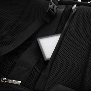 Sbox Mugursoma DUBLIN-B, 10-20L, 40x30x10-20cm, poliesters, klēpjdatora mugursoma, ceļojumiem, uz darbu (DUBLIN-B)