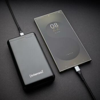 Intenso Power Bank XS20000 20000 мАч, Li-Polymer, 3.1 A, 1x USB-A, 1x USB-C, черный (7313550)