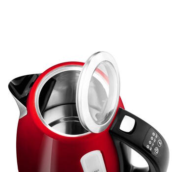 Электрический чайник мощностью 2200 W, объёмом 1.7 L и поворотной базой 360° Ela Digi ETA959890010 Red ETA (ETA959890010)