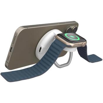 Hyper Зарядная станция HJ3310WHGL, 15W, 1м USB-C кабель, беспроводная зарядка, для смарт-часов (HJ3310WHGL)